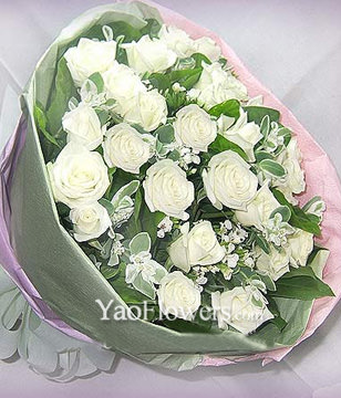 20 White roses