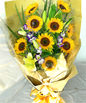 10 Sunflowers,Yellow lilium