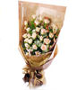 20 champagne roses, pink perfume roses