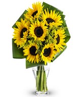 Striking Sunflower Bouquet