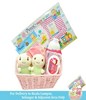 Baby Clothing Gift Set, Kuma-kuma, Feeding Set, Wipes & Baby Talc