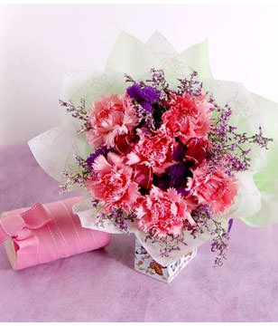 Bouquet of Pink Carnations