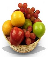 delightful fruit basket for any ocassion
