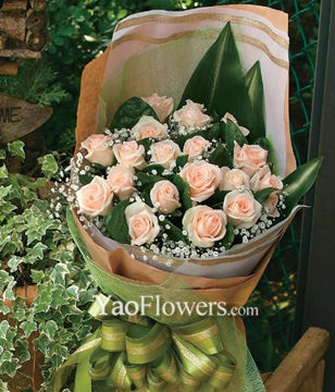 19 Champange roses