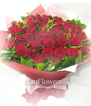 66 red roses
