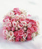 66 Pink Rose in Heart-Shaped