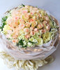 66 champagne roses,Pearl decoration