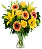 Roses, lilies and gerberas