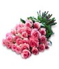 25 pink roses