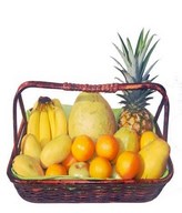 Local oranges, kiwis, bananas , pineapple and watermelon
