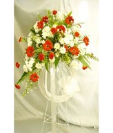 Flower arrangement of daisies, Carnations & More