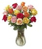 Posy of roses in colorful hues
